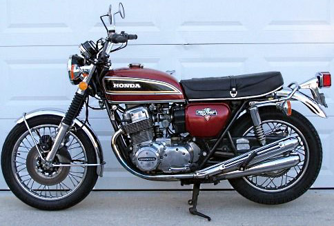 Honda 750 red 1976